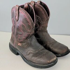 Justin boots women's size 7.5B western cowboy